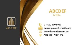 Modern Kartvizit Tasarımı
