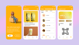 Sisyphus Kahve Dükkanı için mobil cüzdan