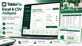 TabloFix – Excel/CSV Veri Temizleme ve Raporlama Aracı