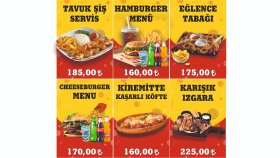 Menü Fiyat Afişi