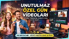 Özel günleriniz için duygusal ve etkileyici sürpriz videolar hazırlayabilirim