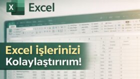 excel veri girişi, düzenleme ve raporlama işleri yaparım