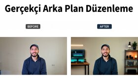 daha temiz ve sinematik bir arka plan oluşturacağım