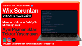 wix kod,backend velo sorunlarınızı çözebilirim