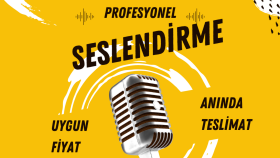 seslendirme alanında size hizmet verebilirim