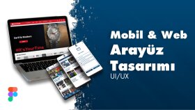 modern ve kullanıcı dostu arayüzler tasarlıyorum