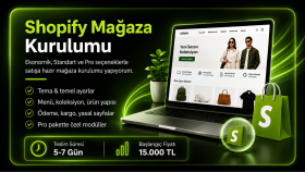 anahtar teslim profesyonel Shopify mağaza kurulumu yaparım
