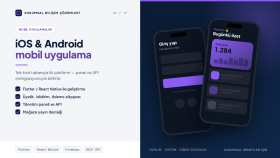 iOS ve Android için mobil uygulama geliştiririm