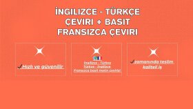 İngilizce-Türkçe çeviri yapıyorum