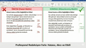 Öncesi ve Sonrası