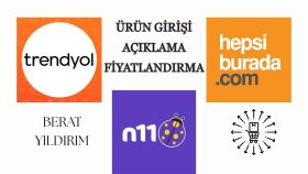 Hepsiburada - Trendyol vb için ürün girişi yaparım