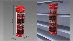 CocaCola reyon önü stand