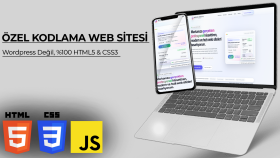 size özel, mobil uyumlu modern web sitesi kodlarım