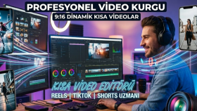 9:16 kısa videolarınızı editlerim