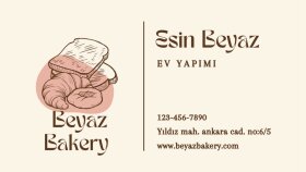 Beyaz Bakery kartvizit
