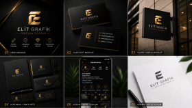 Modern, minimalist ve premium marka tasarımları oluşturuyoru