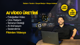 yapay zeka ile yüksek kaliteli video içerikleri üretirim