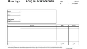 Dekont Tasarımı
