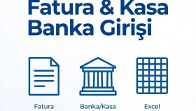 IFS CLOUD/LOGO/NETSİS için fatura kasa banka girişi yaparım