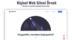 Kişisel web sitem