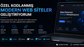işletmeniz için modern web siteleri geliştiririm
