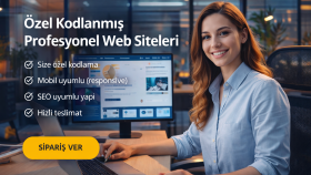  özel kodlanmış modern ve hızlı web siteleri yaparım