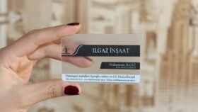Şeffaf Kartvizit Örneği