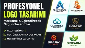 kurumsal ve isteğe bağlı özelliklerle logo tasarlıyorum