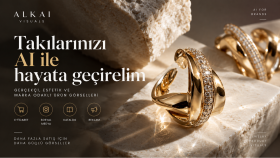 AI ile takılarınız için gerçekçi ürün çekimleri oluştururum
