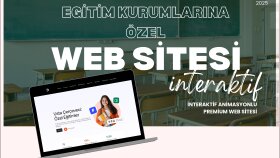 eğitim kurumları için interaktif web sitesi tasarlıyorum