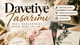 Özel Günlere Özel Davetiye Tasarımları