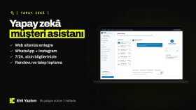 web sitenize ve WhatsApp'a yapay zekâ asistanı kurarım