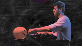 Techno Parti afiş tasarımı