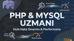 PHP hatalarını giderir, MySQL optimizasyonu yaparım