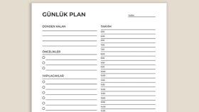 Günlük Planlayıcı