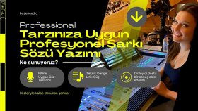 müzikal tarzınıza özel özgün sözler yazıyorum