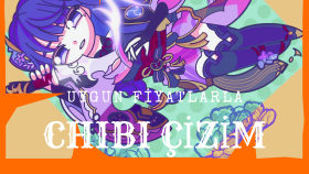 kişiye özel chibi çizim yapıyorum