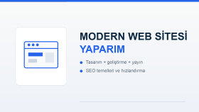siteniz için modern ve mobil uyumlu web sitesi yaparım