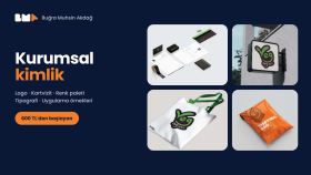 markanız için logo, kartvizit ve kurumsal kimlik tasarlarım