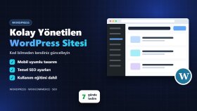 kolay yönetilen ve SEO uyumlu WordPress sitesi kurarım