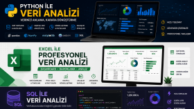 Python ile veri analizi ve raporlama ve dashboard hazırlarım