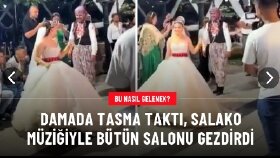 Haber seslendirme örnek - Gelin Damadın boynuna tasma taktı 