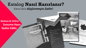 basılı ya da online kullanabileceğiniz kataloğunuzu yaparım