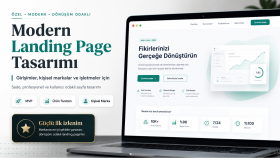 girişiminiz için modern landing page hazırlayabilirim