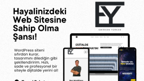 Wordpress kullanarak hızlı ve uyumlu web siteleri yaparım