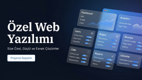 işletmenize özel web tabanlı yazılım geliştiririm