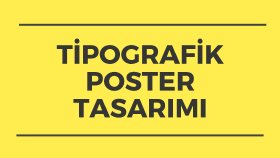 Tipografik Poster Tasarımı İçin Gerçek Örnek