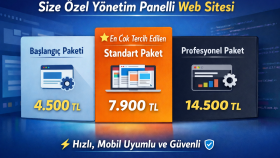 size özel kodlanmış yönetim panelli web sitesi yapabilirim