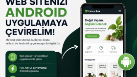 web sitenizi profesyonel mobil uygulamaya dönüştürürüm