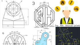  AutoCAD çalışma örnekleri – pratik uygulamalar sunuyorum